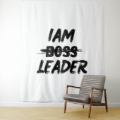 Personalisierungs-Band-Leiter nicht boos Wandteppich (Beispiel)