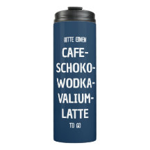Personalisierungs Café-Schoko-Wodka-Latte