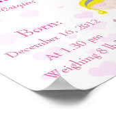 Personalisischer Name bedeutet "Keepake Kinderzimm Poster (Ecke)