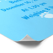 Personalisischer Name bedeutet "Keepake Kinderzimm Poster (Ecke)