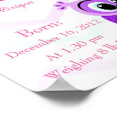 Personalisischer Name bedeutet "Keepake Kinderzimm Poster (Ecke)