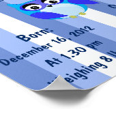 Personalisischer Name bedeutet "Keepake Kinderzimm Poster (Ecke)