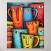 Personality Plus Smiling Cups Poster (Vorne)