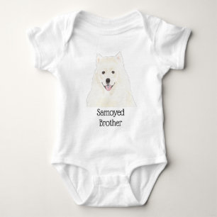 Personalizable American Eskimo Hund Samoyed Baby Strampler