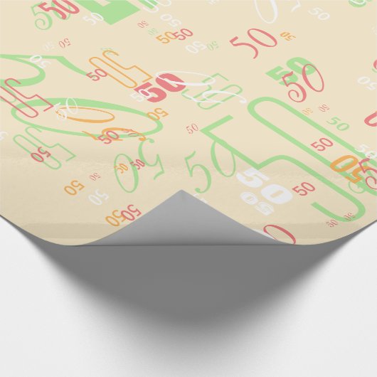 Personalizable Auswahl Ihr Jahr gerade geht wild! Geschenkpapier (Ecke)