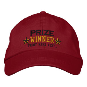 Personalizable Bearbeiten Text Preis Gewinner Stic Bestickte Kappe