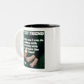 Personalizable Best Friend Coffee Tasse (Vorderseite Links)