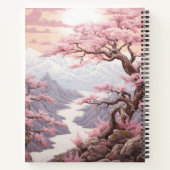 Personalizable Cherry Blossom Waterfall  Notizblock (Rückseite)