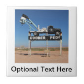 Personalizable Coober Pedy Outback Souvenir Fliese (Vorderseite)