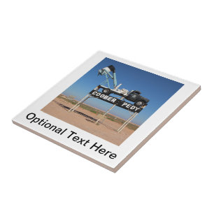 Personalizable Coober Pedy Outback Souvenir Fliese