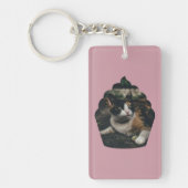 Personalizable Cupcake Pet Owner Keychain Schlüsselanhänger (Vorderseite)