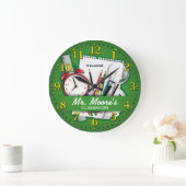 Personalizable das Klassenzimmer des Lehrers Uhr (Zuhause)