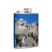 Personalizable der Mount Rushmore Monument-Foto Flachmann (Rechts)