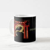 Personalizable Dragon Mug | Taza Dragón Kaffeetasse (Vorderseite Links)