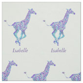 Personalizable Gewebe des Aqua und der lila Stoff (Muster)