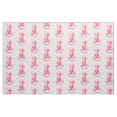 Personalizable Gewebe des rosa Sockenaffen Stoff (Fat Quarter (45,7 x 55,9 cm))