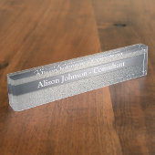 Personalizable grafischer namensplakette (Seite)