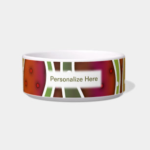 Personalizable HERBST STRIPES IMBISS-oder Napf