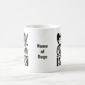 Personalizable Hund Parteitag Kaffee Tasse (Mittel)