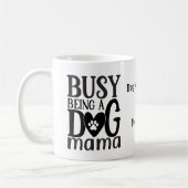 Personalizable Hunde Mama Kaffee Tasse (Links)