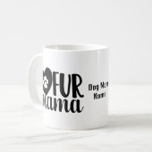 Personalizable Hunde Mama Kaffee Tasse (Vorderseite Links)