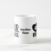 Personalizable Hunde Mama Kaffee Tasse (Mittel)
