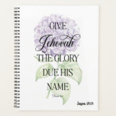 Personalizable JW 2025 Yeat Text Planner Planer (Vorderseite)