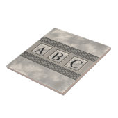 Personalizable Marmormonogramm Fliese (Seite)