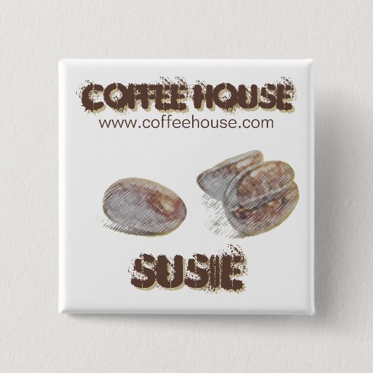 personalizable Namensschildknopf "der Button (Vorderseite)