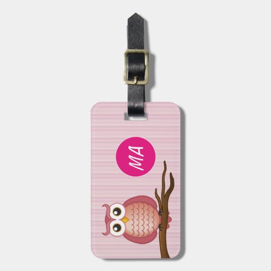 Personalizable niedlicher Girly Gepäck-Umbau Gepäckanhänger (Vorderseite vertikal)