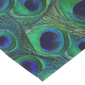 Personalizable Pfau-Feder-Druck-Tabellen-Läufer Kurzer Tischläufer (Ecke)