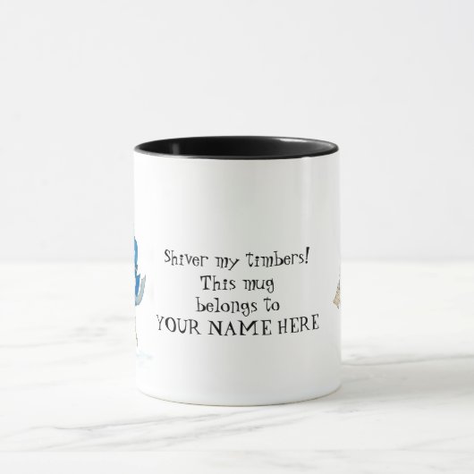 Personalizable Pirate Tasse (Zentrum)