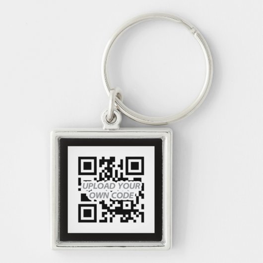 Personalizable QR Code-Schlüsselanhänger - finden Schlüsselanhänger (Vorne)