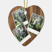 Personalizable sofortiger multi Foto-Rahmen Keramikornament (Links)