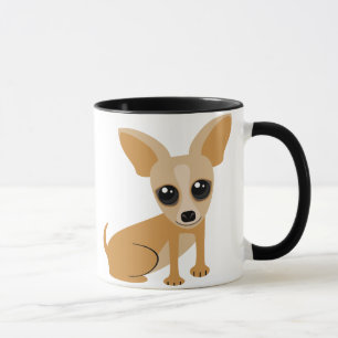 Personalizable TAN Chihuahua Tasse