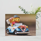 Personalizable Teddy Bear Wedding (Stehend Vorderseite)