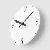 Personalizable Uhr mit Zahlen (Winkel)