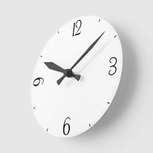 Personalizable Uhr mit Zahlen (Winkel)