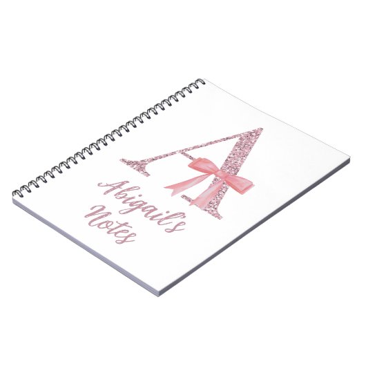 Personalizable Urheber-Notebook für sie Notizblock (Linke Seite)