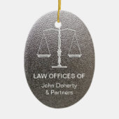 Personalizable Verzierung mit Skalen von Keramik Ornament (Vorne)