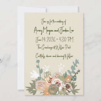 Personalizable Wedding Invitation Einladung