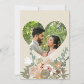 Personalizable Wedding Invitation Einladung (Rückseite)