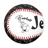 personalizada con jugador de béisbol baseball (Vorderseite Links)