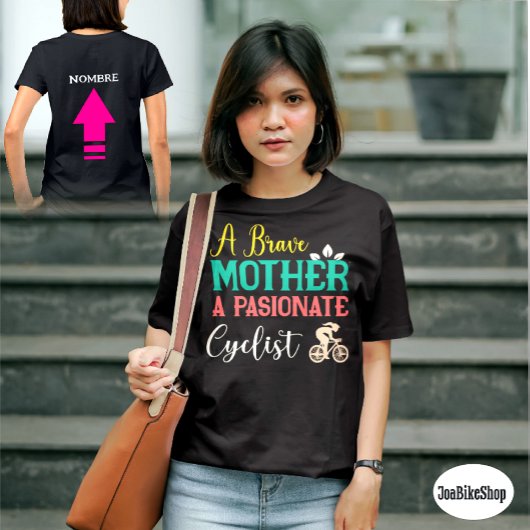  Personalizada para la MAMA Ciclista Apasionada T-Shirt