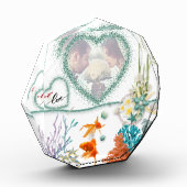 personalizado con corazones brillante fotoblock (Links)