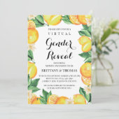 Personalizado de invitación a revelar género de lé einladung (Stehend Vorderseite)