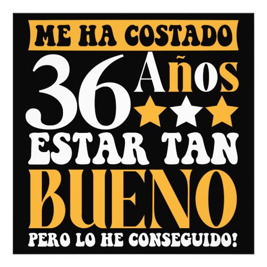 Personalizado Me Ha Costado Años Estar Tan Bueno Fotodruck (Vorne)