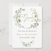 Personalizar tarjeta de agradecimiento la madrina einladung (Vorderseite)