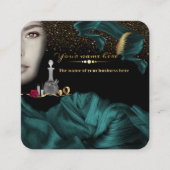  personalizar tarjeta de visita de belleza  quadratische visitenkarte (Vorderseite)