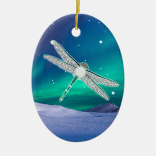 Personalizd Libellen-sternenklares Keramik Ornament